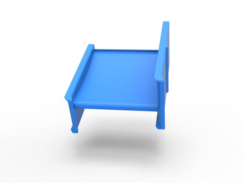 Top wing of Pavement 600 Micro sprint car Scale 1 to 25 3D Принт Модель