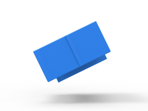 Top wing of Pavement 600 Micro sprint car Scale 1 to 25 3D Принт Модель