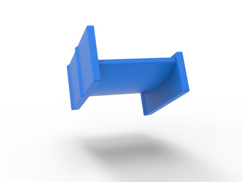 Top wing of Pavement 600 Micro sprint car Scale 1 to 25 3D Принт Модель