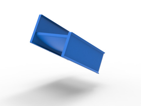 Top wing of Pavement 600 Micro sprint car Scale 1 to 25 3D Принт Модель