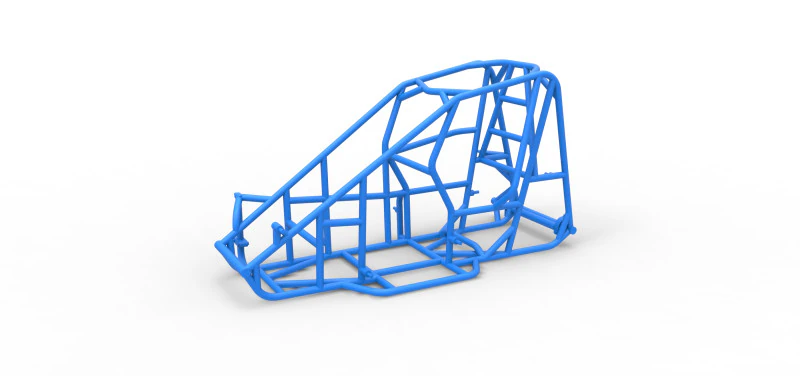 Frame of Pavement 600 Micro sprint car Scale 1 to 25 3D Print Model .c4d .max .obj .3ds .fbx .stl .blend 
