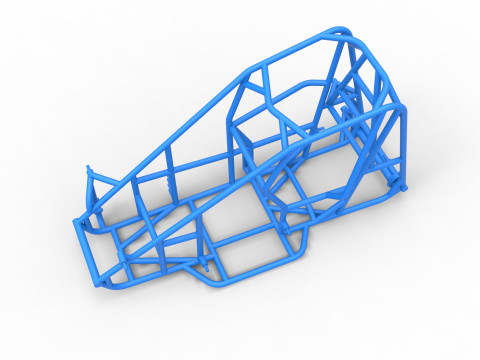 Frame of Pavement 600 Micro sprint car Scale 1 to 25 Model do druku 3D