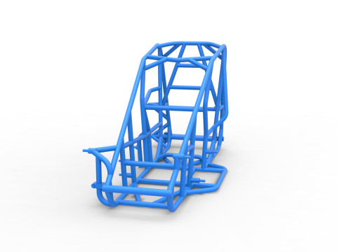 Frame of Pavement 600 Micro sprint car Scale 1 to 25 Model do druku 3D