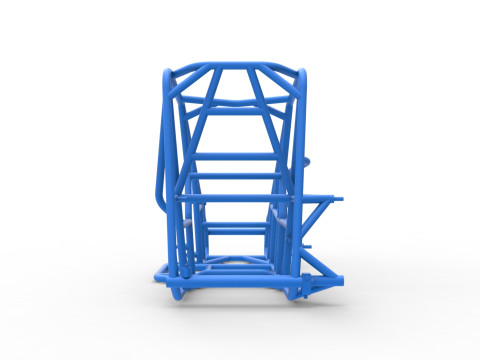 Frame of Pavement 600 Micro sprint car Scale 1 to 25 Model do druku 3D