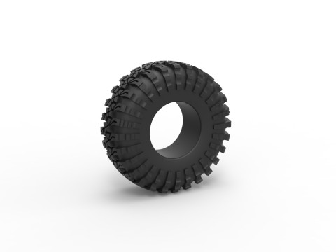 Offroad tire 135 Scale 1 to 25 Modelo de impresión 3D