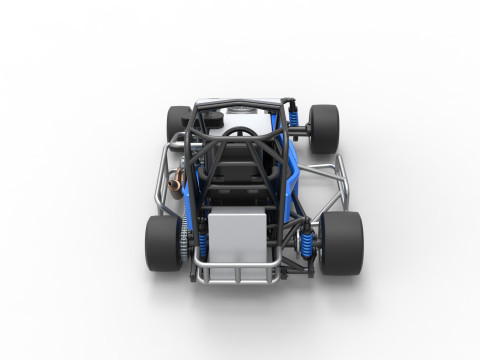Pavement 600 Micro sprint car Scale 1 to 25 Modèles 3D en vedette