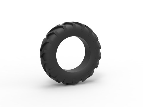 Tractor tire 29 Scale 1 to 25 Modello di stampa 3D