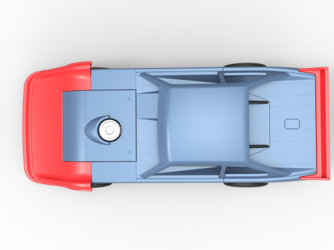 Australian Super Sedan Scale 1 to 25 3D Принт Модель