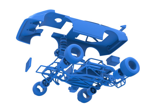 Australian Super Sedan Scale 1 to 25 3D Принт Модель