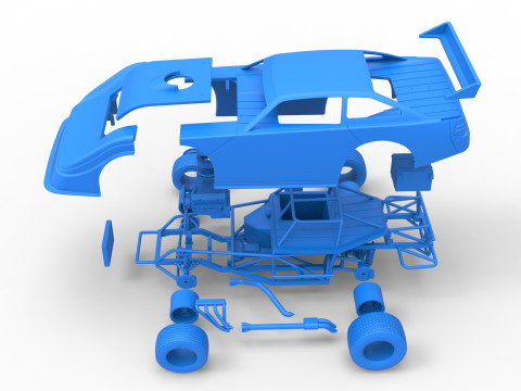 Australian Super Sedan Scale 1 to 25 3D Принт Модель
