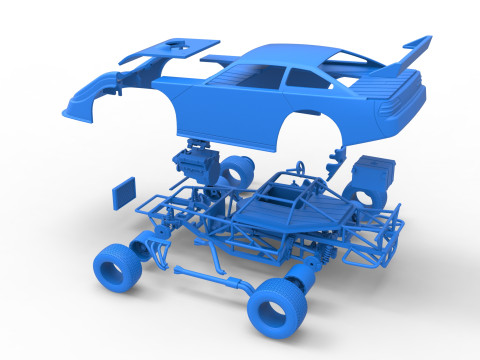 Australian Super Sedan Scale 1 to 25 3D Принт Модель
