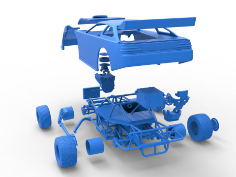 Australian Super Sedan Scale 1 to 25 3D Принт Модель