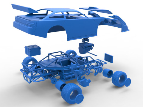 Australian Super Sedan Scale 1 to 25 3D Принт Модель