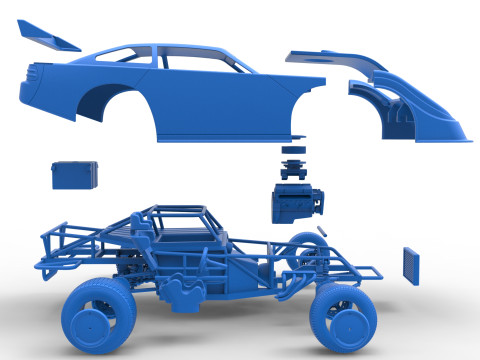 Australian Super Sedan Scale 1 to 25 3D Принт Модель