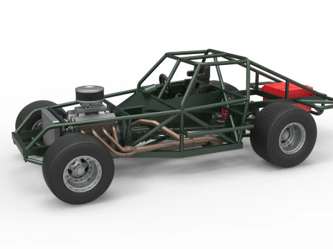 Escala básica do Super Sedan australiano de 1 a 25 Modelo de Impressão 3D