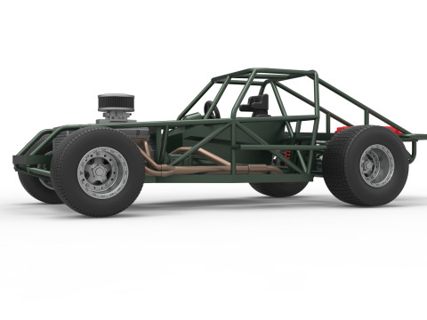 Australian Super Sedan Base Scale 1 to 25 3D Baskı Modeli