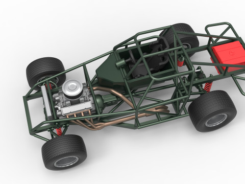 Australian Super Sedan Base Scale 1 to 25 3D Baskı Modeli