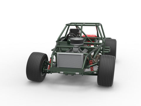 Australian Super Sedan Base Scale 1 to 25 3D Baskı Modeli