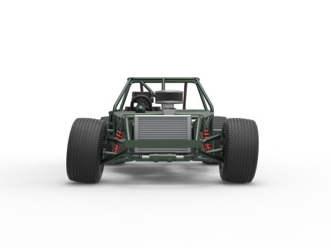 Australian Super Sedan Base Scale 1 to 25 3D Baskı Modeli