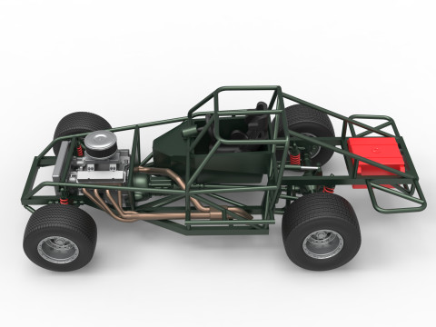 Australian Super Sedan Base Scale 1 to 25 3D Baskı Modeli