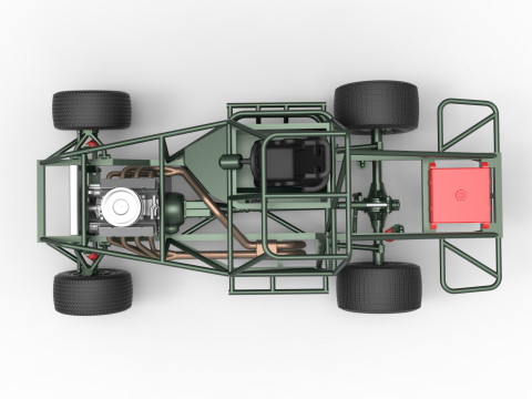 Australian Super Sedan Base Scale 1 to 25 3D Baskı Modeli