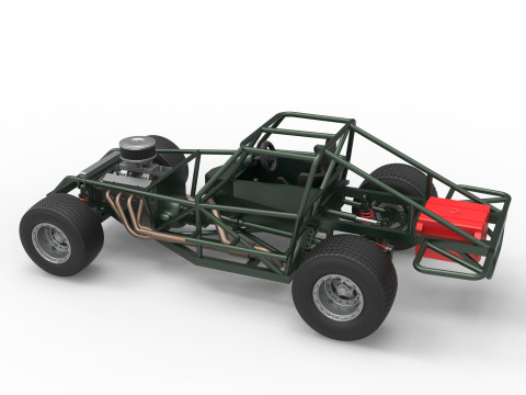 Australian Super Sedan Base Scale 1 to 25 3D Baskı Modeli