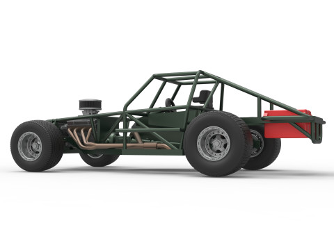 Australian Super Sedan Base Scale 1 to 25 3D Baskı Modeli