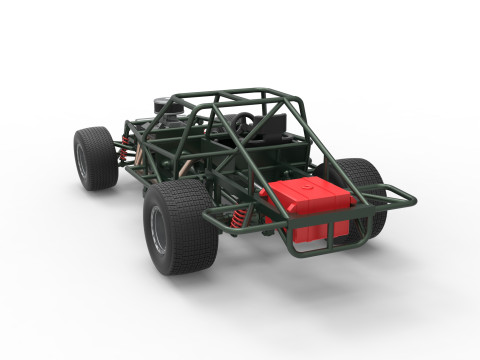 Australian Super Sedan Base Scale 1 to 25 3D Baskı Modeli