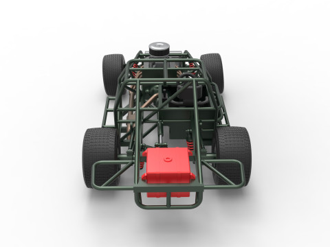 Australian Super Sedan Base Scale 1 to 25 3D Baskı Modeli