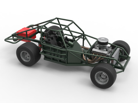 Australian Super Sedan Base Scale 1 to 25 3D Baskı Modeli