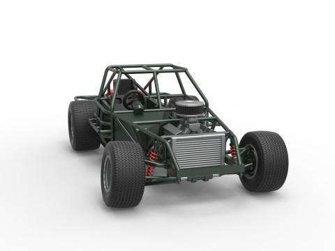 Australian Super Sedan Base Scale 1 to 25 3D Baskı Modeli