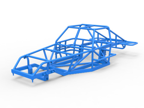 Frame of Australian Super Sedan Scale 1 to 25 Model Cetak 3D