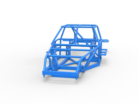 Frame of Australian Super Sedan Scale 1 to 25 Model Cetak 3D