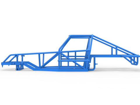 Frame of Australian Super Sedan Scale 1 to 25 Model Cetak 3D