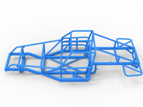 Frame of Australian Super Sedan Scale 1 to 25 Model Cetak 3D