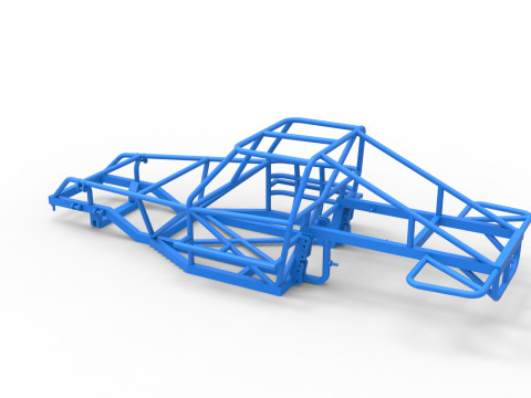 Frame of Australian Super Sedan Scale 1 to 25 Model Cetak 3D