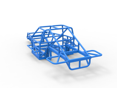 Frame of Australian Super Sedan Scale 1 to 25 Model Cetak 3D