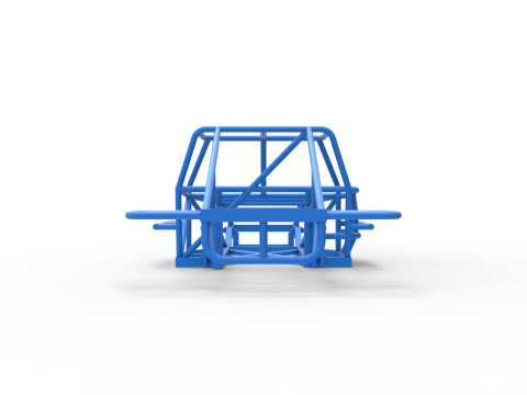 Frame of Australian Super Sedan Scale 1 to 25 Model Cetak 3D