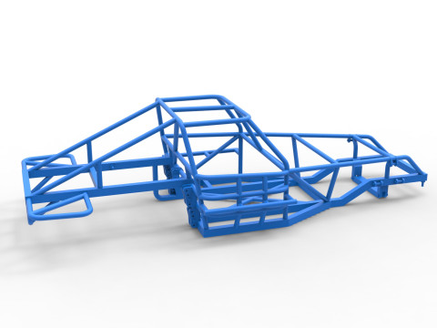 Frame of Australian Super Sedan Scale 1 to 25 Model Cetak 3D