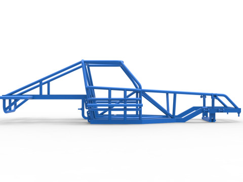 Frame of Australian Super Sedan Scale 1 to 25 Model Cetak 3D