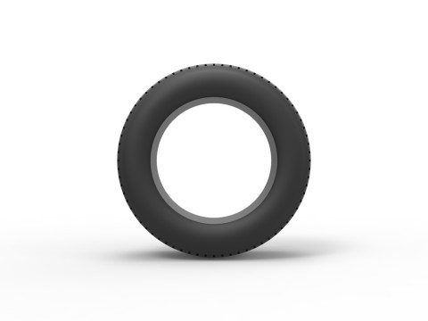 Tire of Dirt Modified stock car V6 Scale 1 to 25 Modèles 3D en vedette