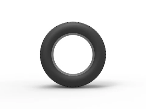 Tire of Dirt Modified stock car V6 Scale 1 to 25 3D Print Model