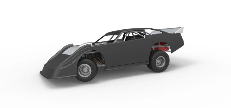 Australian Super Sedan while turning Scale 1 to 25 3D Print Model .c4d .max .obj .3ds .fbx .stl .blend