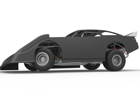 Australian Super Sedan while turning Scale 1 to 25 3D Принт Модель