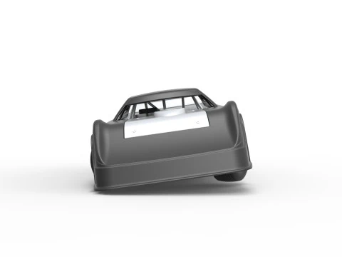 Australian Super Sedan while turning Scale 1 to 25 3D Print Model
