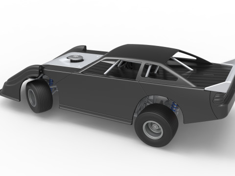 Australian Super Sedan while turning Scale 1 to 25 3D Принт Модель