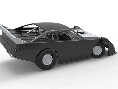 Australian Super Sedan while turning Scale 1 to 25 3D Print Model