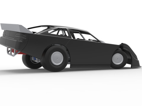 Australian Super Sedan while turning Scale 1 to 25 3D Принт Модель