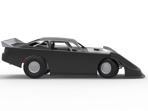 Australian Super Sedan while turning Scale 1 to 25 3D Принт Модель