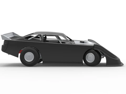 Australian Super Sedan while turning Scale 1 to 25 3D Print Model